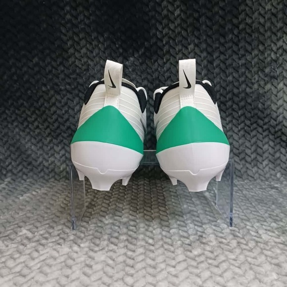 Nike Vapor Speed 3 White Green Football Cleats HM8849-100 Men's Size 12 - Picture 3 of 9